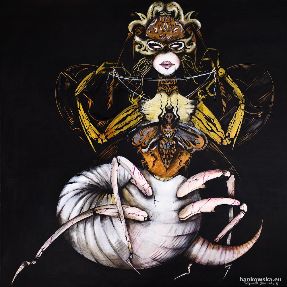 organza Małgorzata Bańkowska glamour polish art polish artist surreal artist surrealism art obrazy surrealistyczne artysta surrealistyczny sztuka fantastyczna surrealizm magiczny desa unicum aukcja polska sztuka wspolczesna malarstwo polskie malarstwo sztalugowe