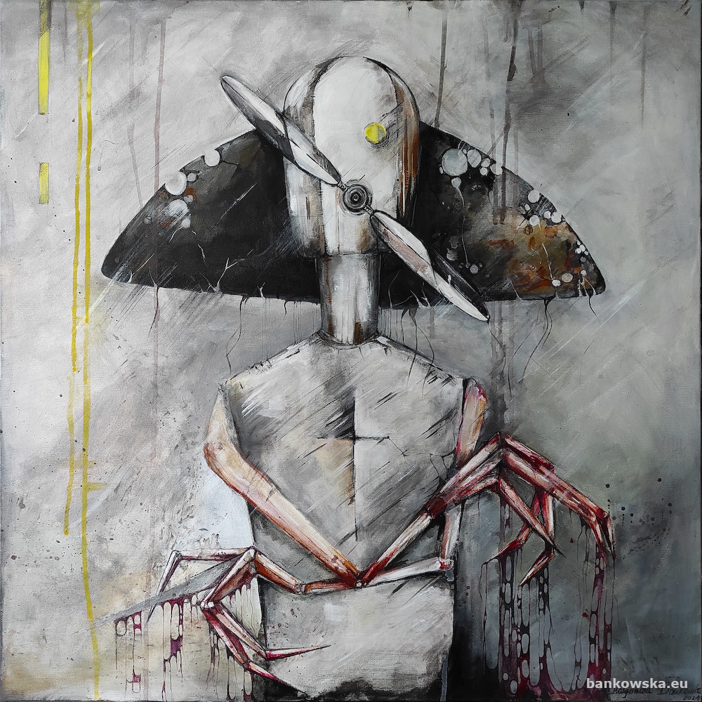 beta Małgorzata Bańkowska dystopia dystopijny dystopian postapokaliptyczny post apocalyptic surreal painting obraz surrealistyczny polski malarstwo surrealistyczne