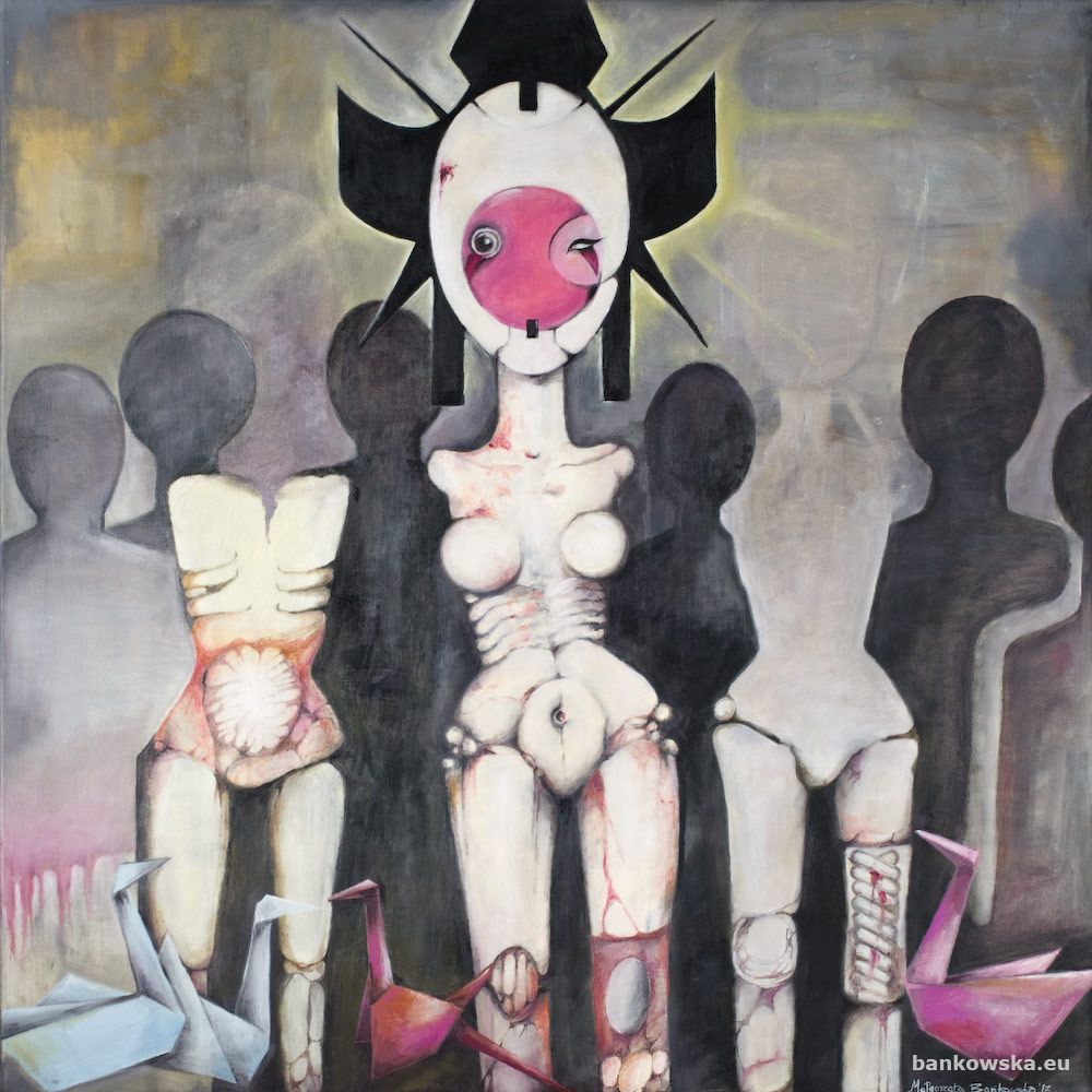 hiroshima Małgorzata Bańkowska painting surrealism surreal artist world war ii wojna swiatowa bomba atomowa atom bomb japan japonia art obrazy surrealistyczne artysta surrealistyczny surrealizm polska sztuka wspolczesna malarstwo polskie malarstwo sztalugowe