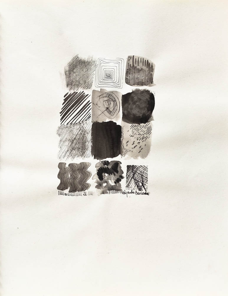 Drawing-ink-on-paper-Samples, 2022 Małgorzata Bańkowska. Surreal artist.