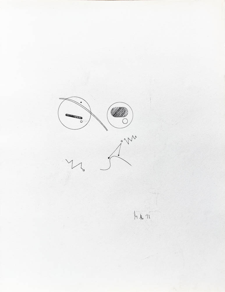 Sets. Drawing, ink on paper. 2022 Małgorzata Bańkowska. Surreal artist from Poland. Artist sketchbook. NFT Artist, biomechanics. Auctions.