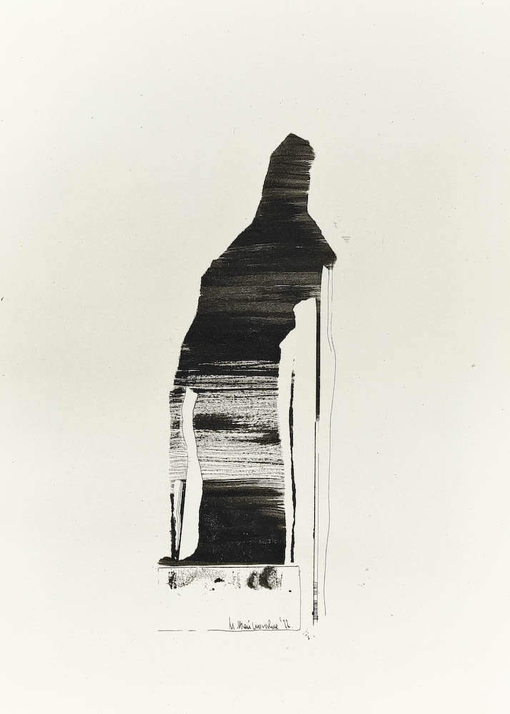 Clipper 2022, Małgorzata Bańkowska mono stereo rysunek tuszem na papierze dystopia ink on paper dystopian art surrealism dystopijna sztuka polska surreal artist