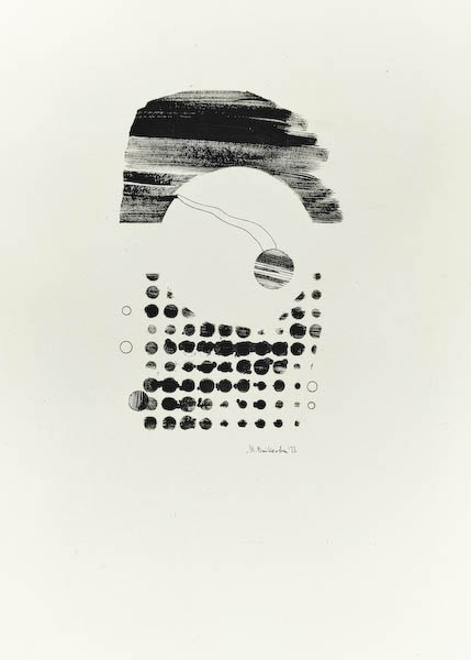 Blueprint 2022, Małgorzata Bańkowska mono stereo rysunek tuszem na papierze ink artwork ink drawing on paper dystopian art surrealizm sztuka dystopijna