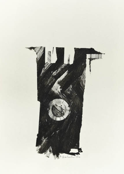 Tick Tock 2023, Małgorzata Bańkowska mono stereo rysunek tuszem na papierze ink artwork ink drawing on paper dystopian art surrealizm sztuka dystopijna