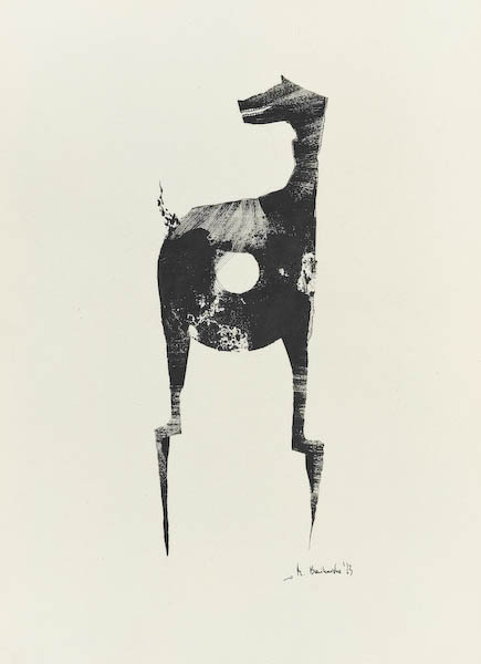  Dino 2023, Małgorzata Bańkowska mono stereo rysunek tuszem na papierze ink artwork ink drawing on paper dystopian art surrealizm sztuka dystopijna